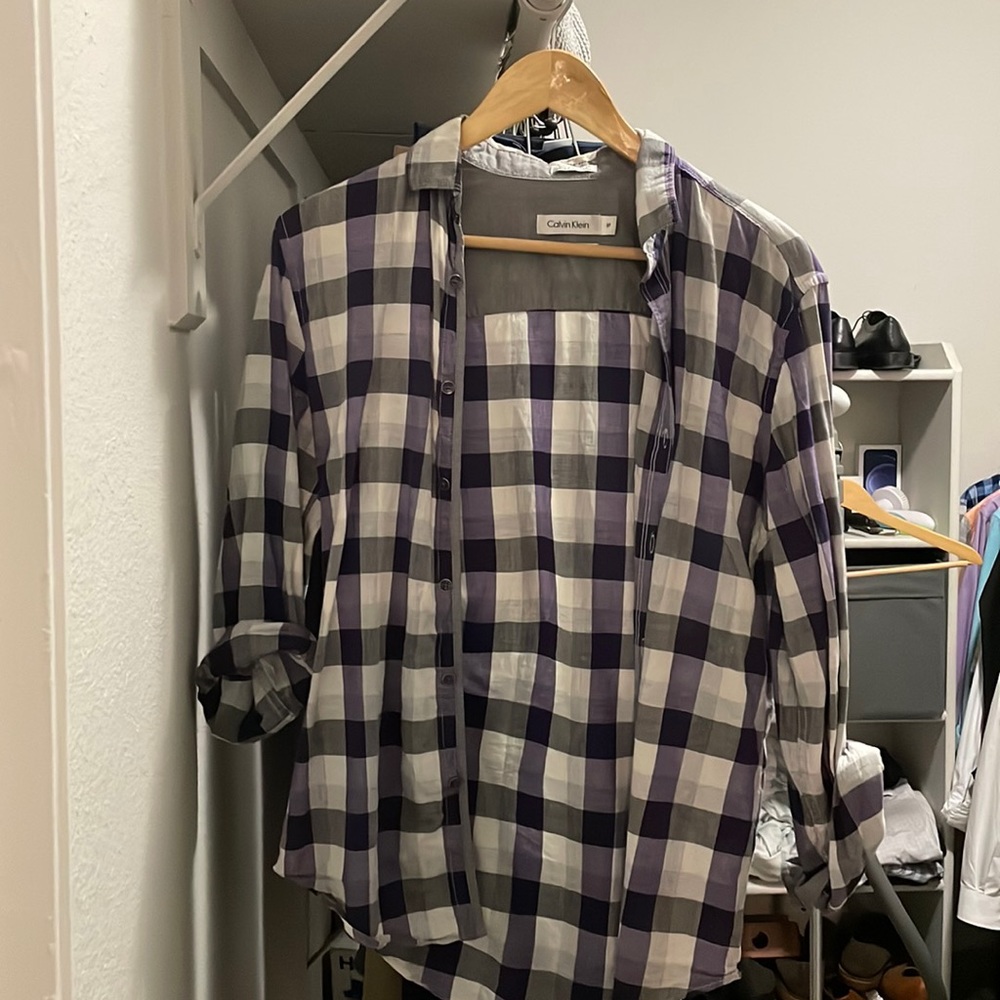 Calvin Klein button up dress shirt.